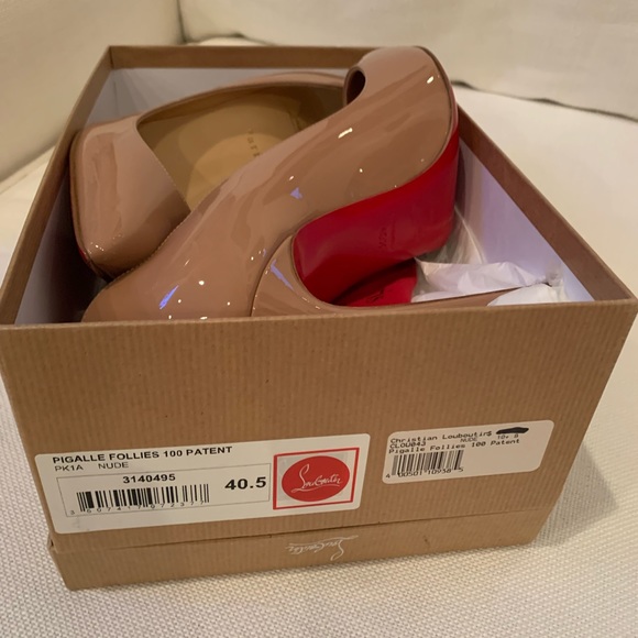 Christian Louboutin Pointed Toe 100 heel shoes - Picture 5 of 7